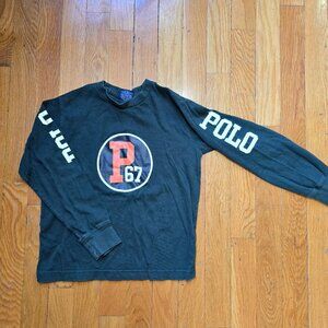 Vintage Polo Ralph Lauren P67 Long Sleeve T-shirt Boy's 6